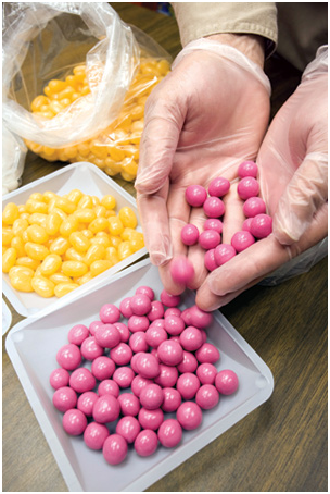 Knechtel is developing candy from healthy ingredients with the military in mind.